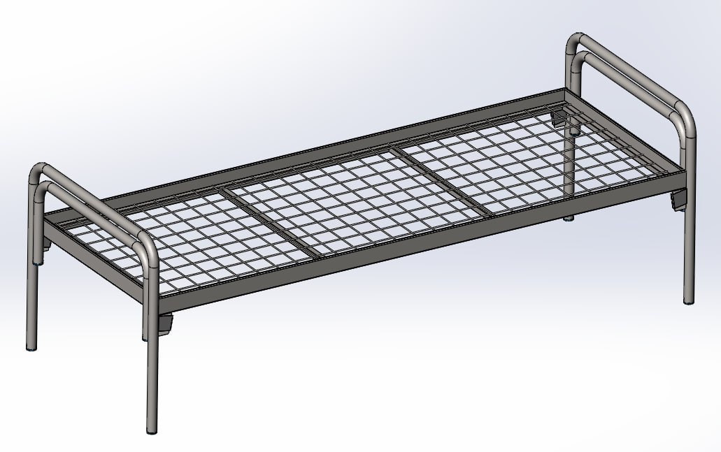 Ліжко одноярусне 800х1900 мм МЕБЛІ-ТЕХНОСТИЛЬ